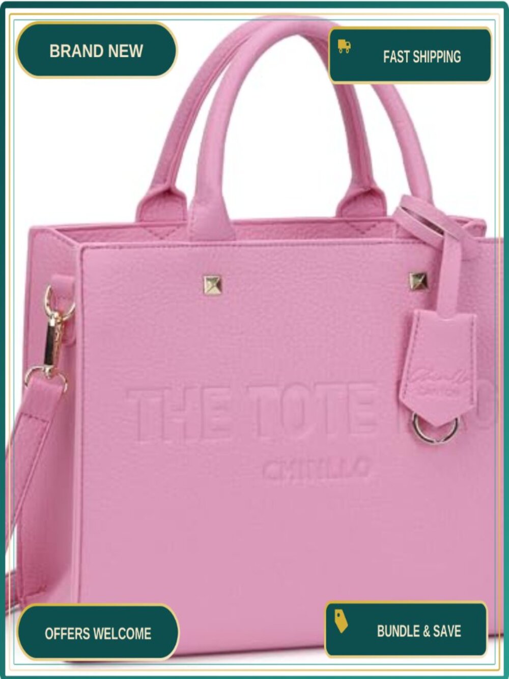 Chinllo Tote Bag Satchel Purse with Adjustable Shoulder Strap for Women